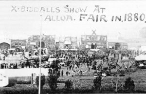 Biddall's Show Alloa, 1880